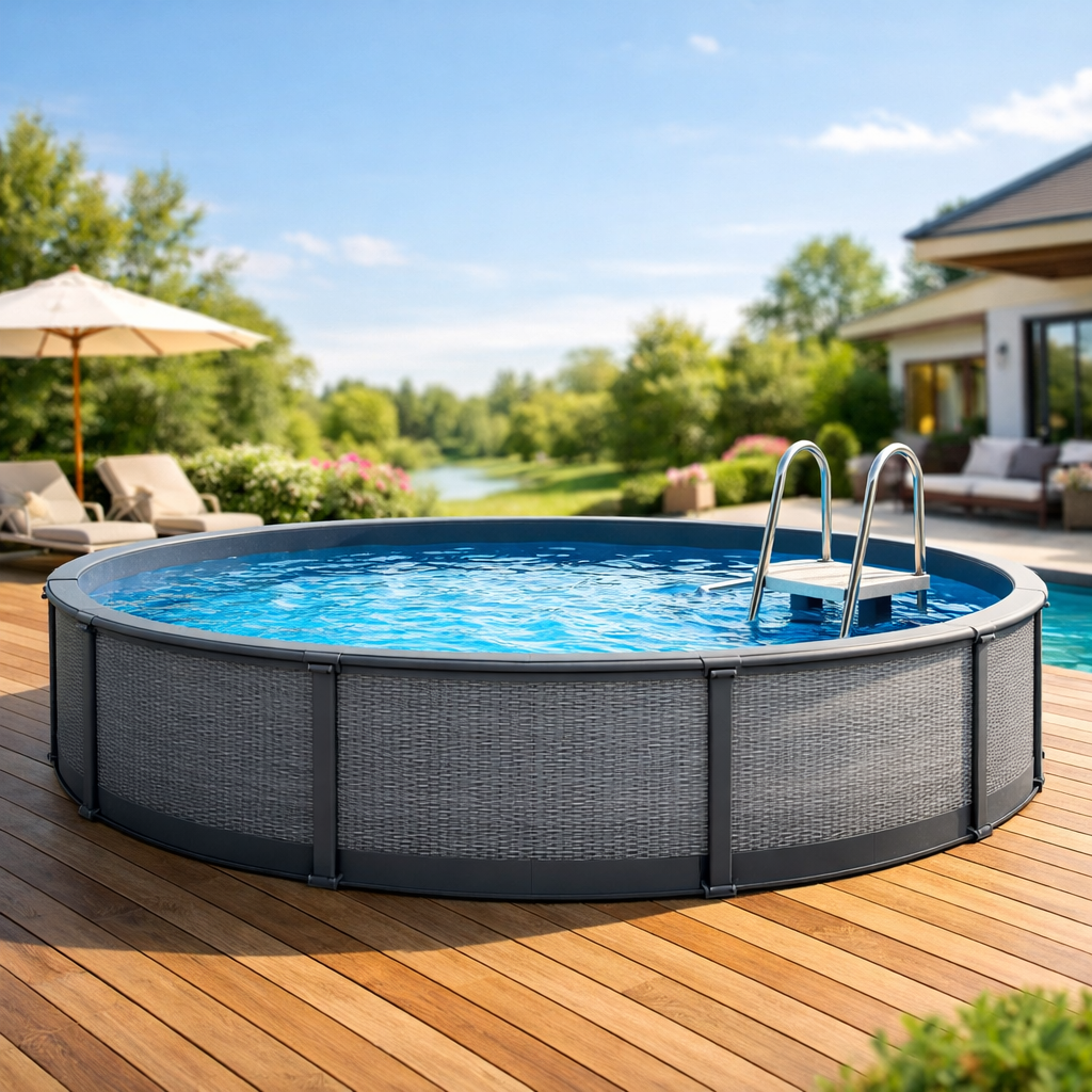 Rasentrimmer – Anwendung im Garten (AI)