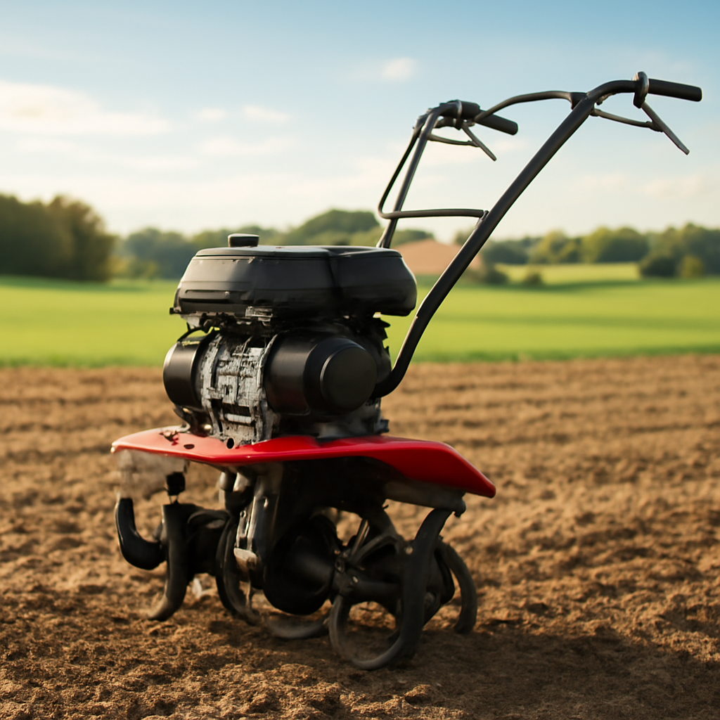 Rasentrimmer – Anwendung im Garten (AI)