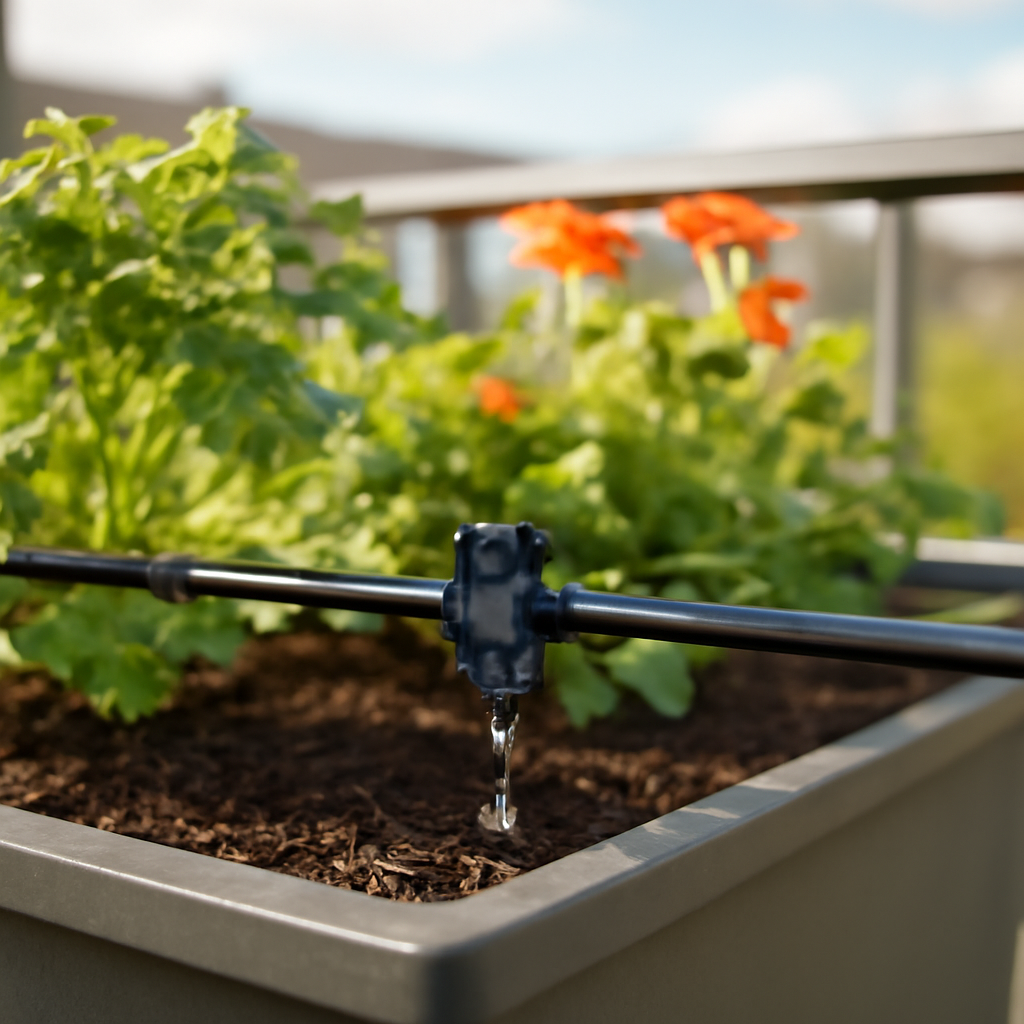 Rasentrimmer – Anwendung im Garten (KI)