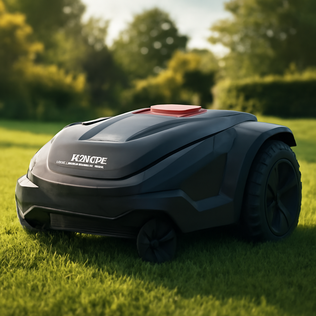 Rasentrimmer – Anwendung im Garten (KI)
