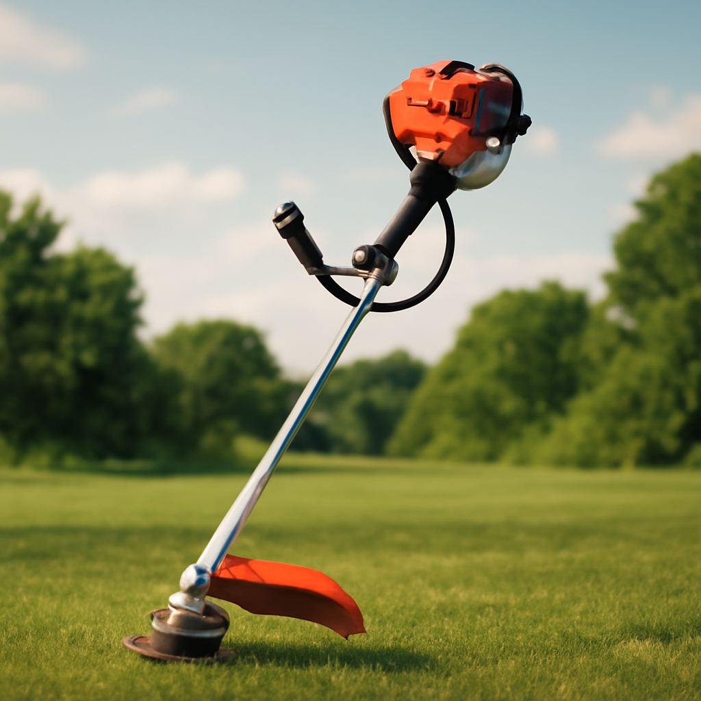 Rasentrimmer – Anwendung im Garten (AI)