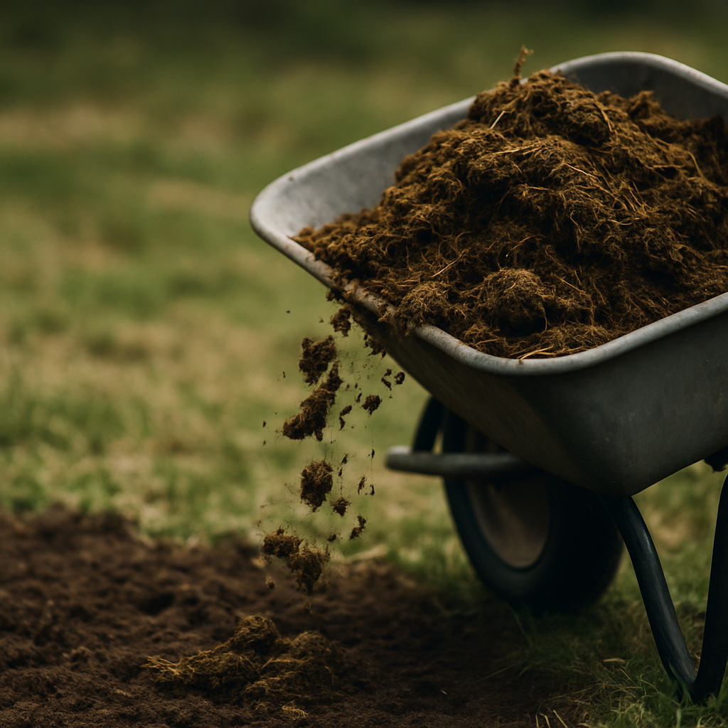 Rasentrimmer – Anwendung im Garten (AI)