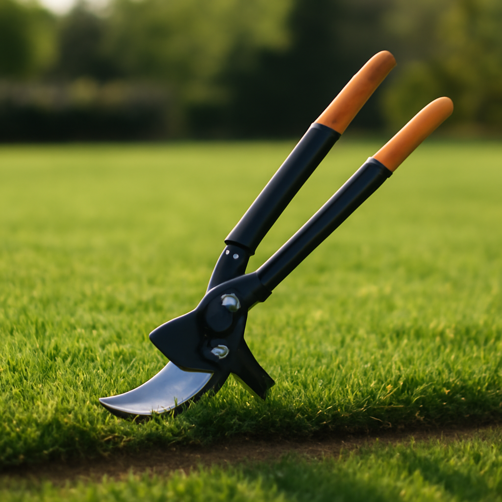 Rasentrimmer – Anwendung im Garten (AI)