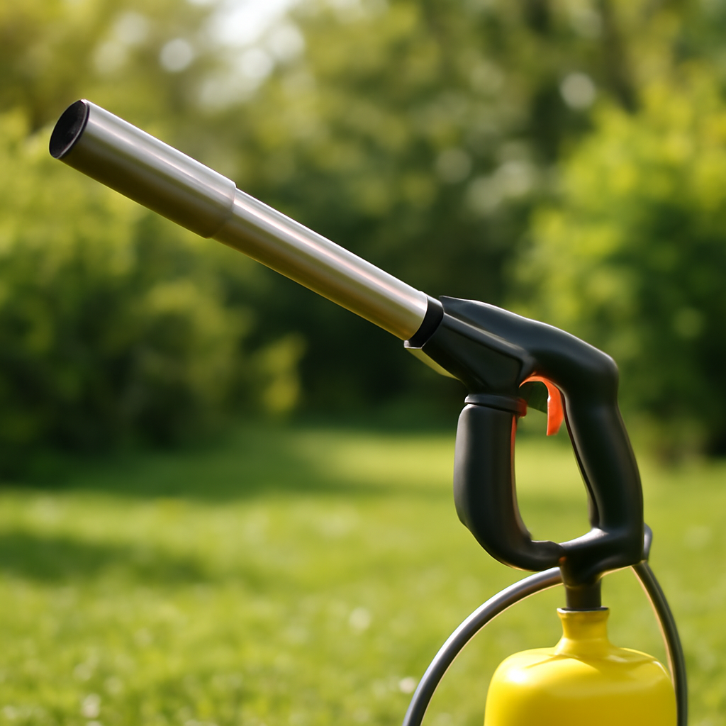 Rasentrimmer – Anwendung im Garten (AI)